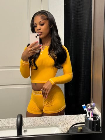 Yellow Havingitco Loungewear